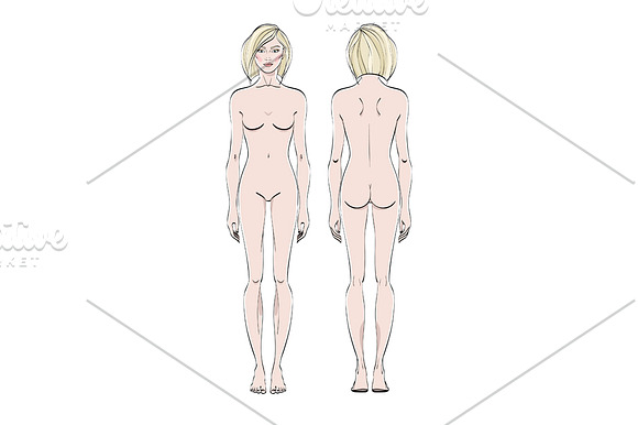 Woman body in Illustrations - product preview 6