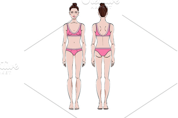 Woman body in Illustrations - product preview 7