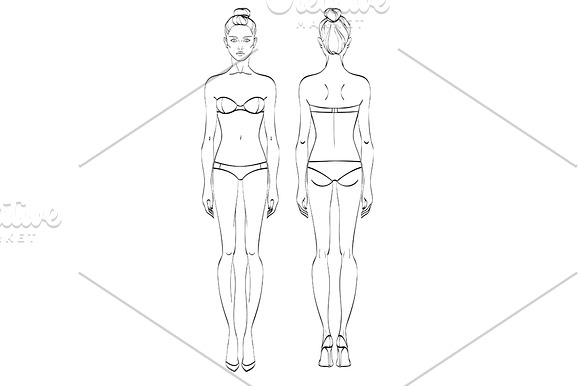 Woman body in Illustrations - product preview 8