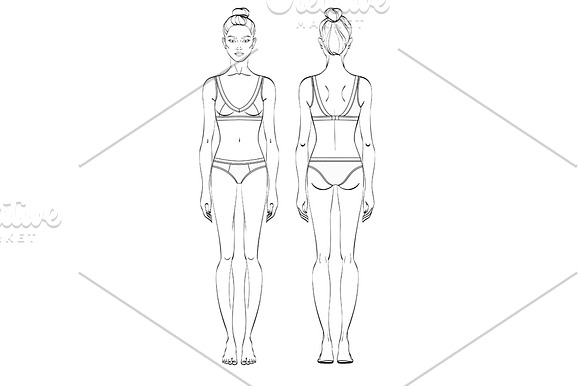Woman body in Illustrations - product preview 9