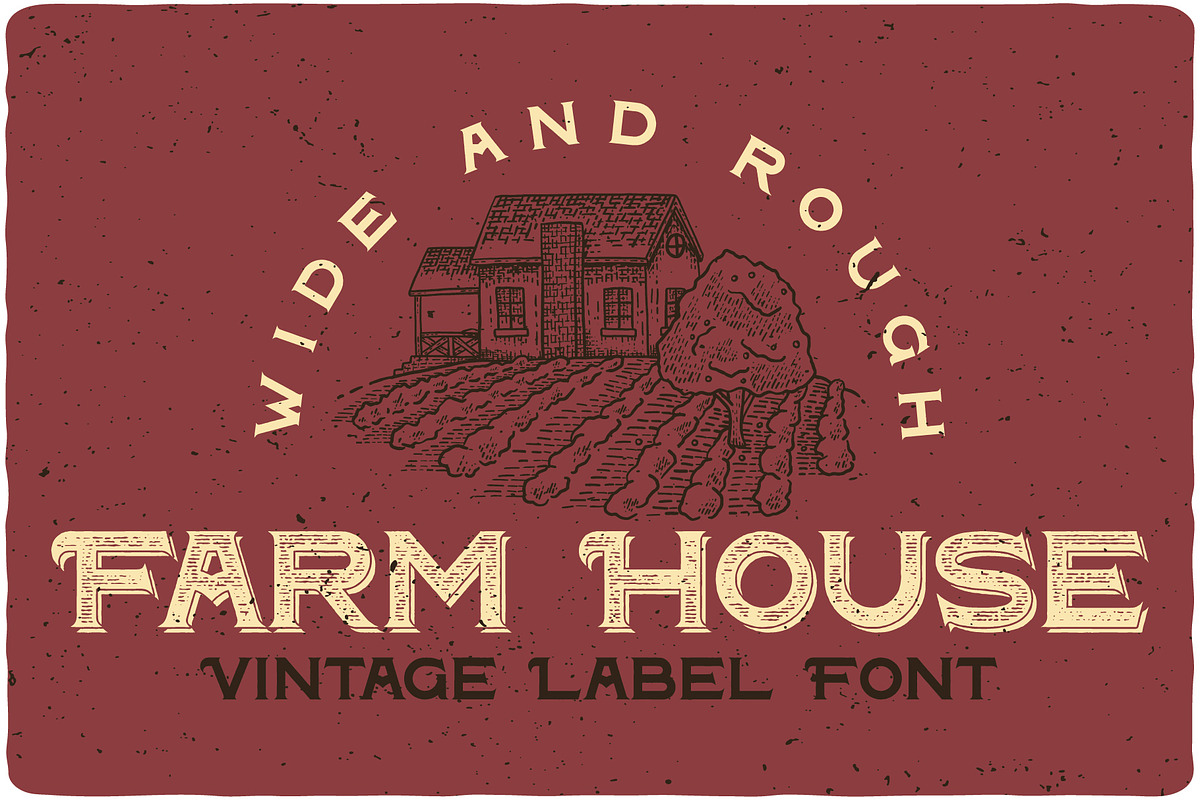 Farm House Typeface in Display Fonts - product preview 8