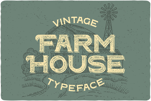 Farm House Typeface in Display Fonts - product preview 2