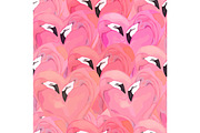 Flamingo Seamless Pattern