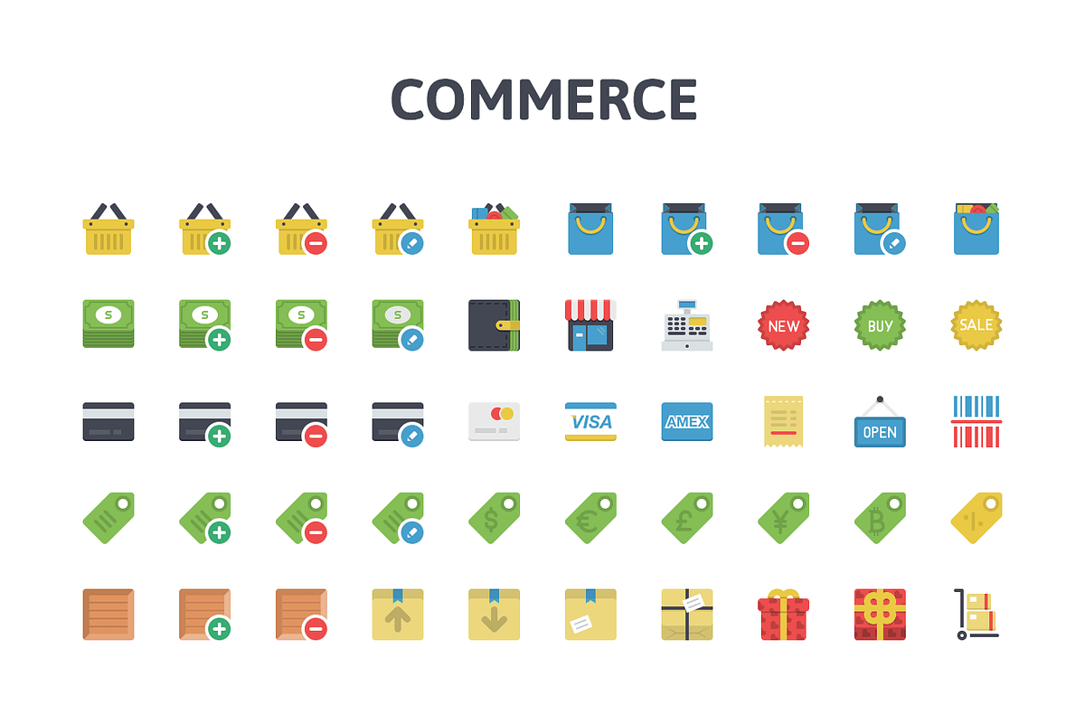 Ecommerce Flat Icons in Graphics - product preview 8
