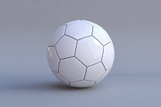 soccer ball with black lines