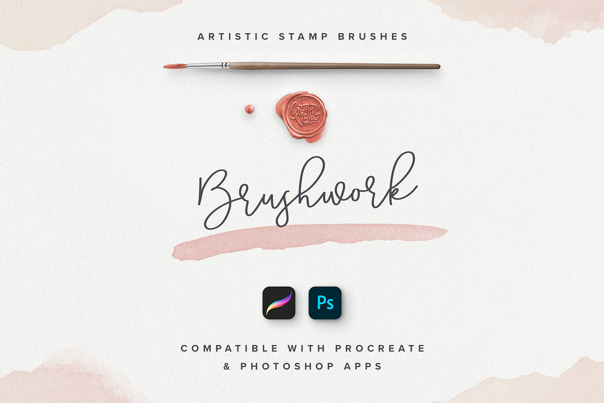 Brushwork PS & Procreate Brushes in Add-Ons - product preview 8
