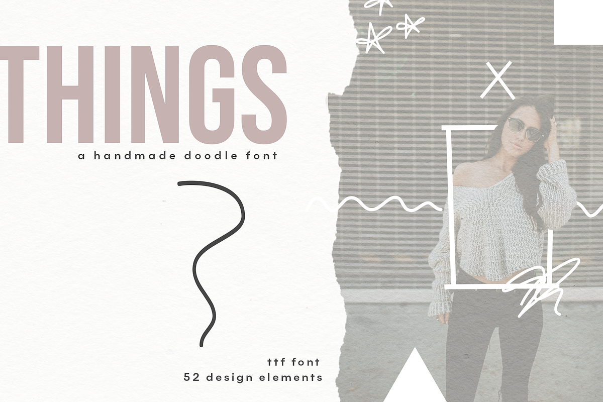Things - A Doodle Font in Symbol Fonts - product preview 8