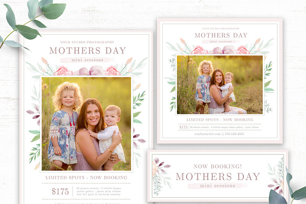 Mommy and Me Mini Session Templates