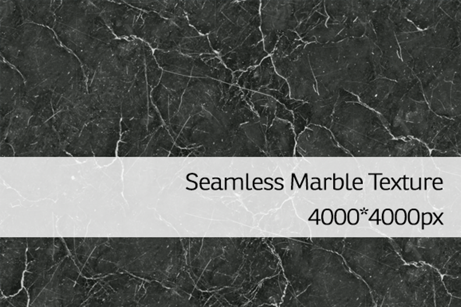 Seamless Black Marble Texture