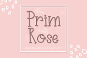 Prim Rose - Lovely Handwritten+EXTRA