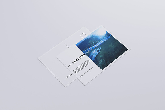 Postcard Invitation Mock-up 7x5 in Print Mockups - product preview 5