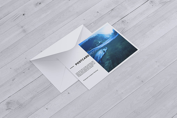 Postcard Invitation Mock-up 7x5 in Print Mockups - product preview 10