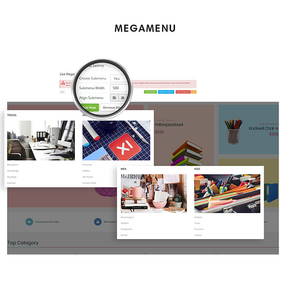 Leo Neons - Stationery Store in Bootstrap Themes - product preview 1