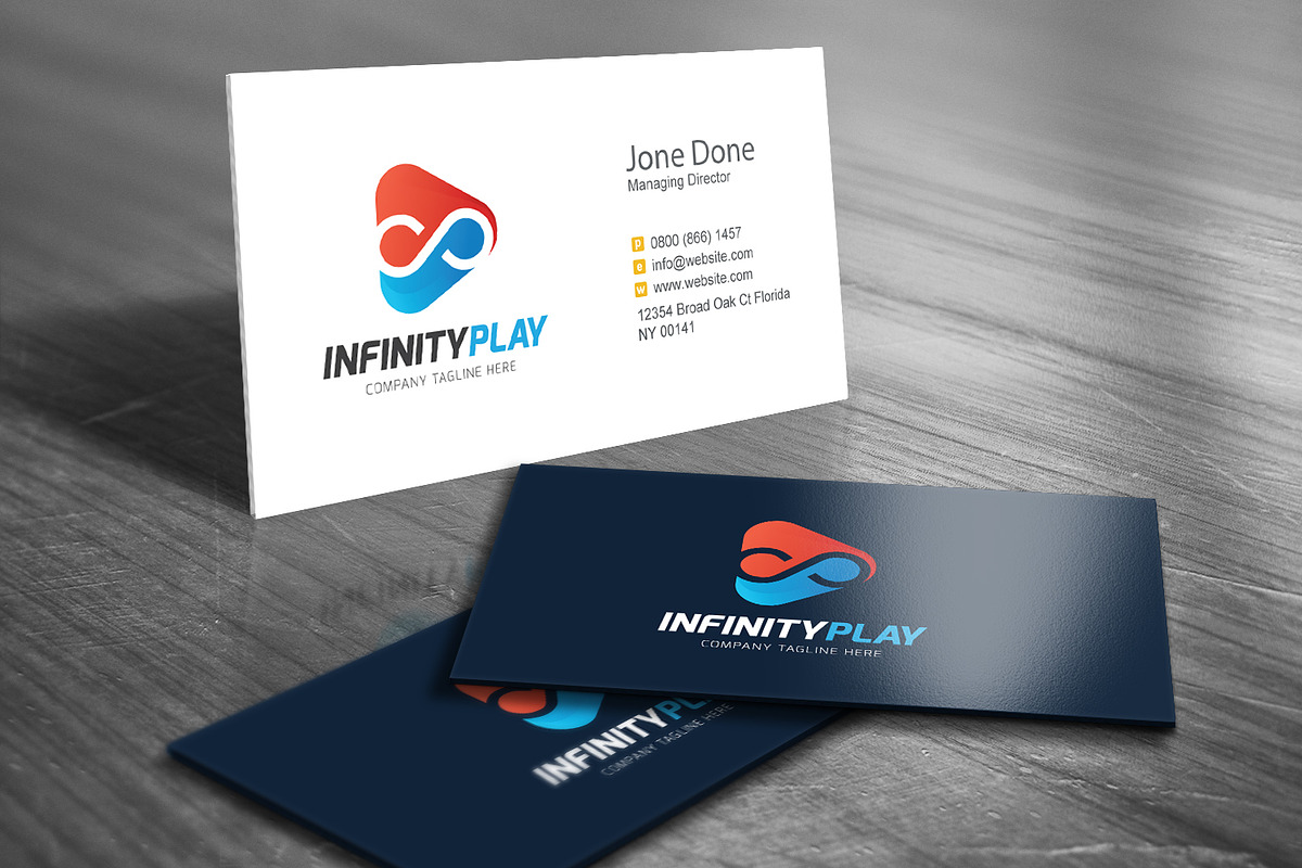 Infinity Play in Logo Templates - product preview 8