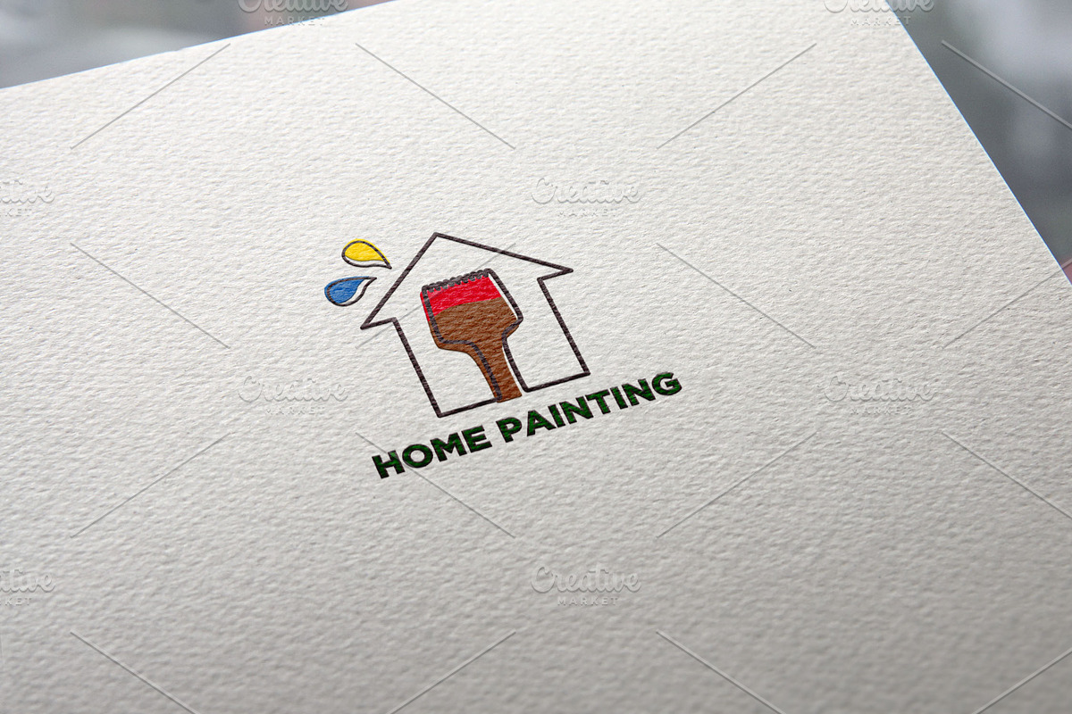 Home Painting Logo Template in Logo Templates - product preview 8
