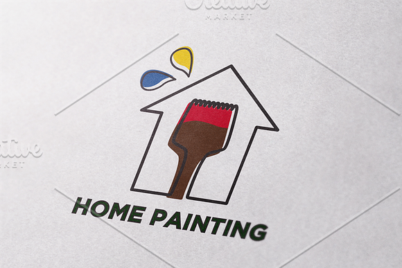 Home Painting Logo Template in Logo Templates - product preview 1