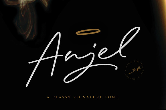 Anjel // Classy Signature Font in Signature Fonts - product preview 15