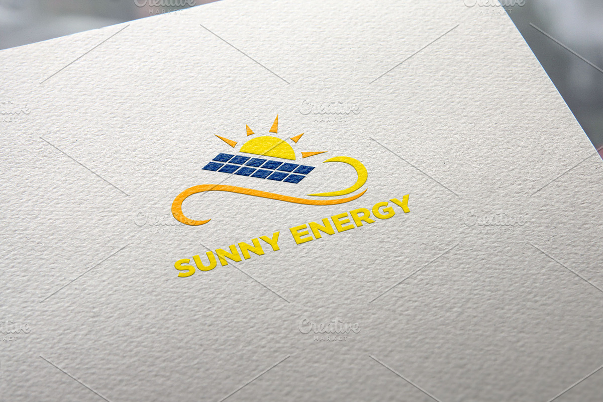 Sunny Energy Logo Template in Logo Templates - product preview 8