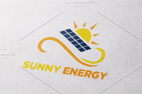 Sunny Energy Logo Template in Logo Templates - product preview 1