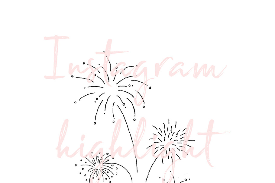 Fireworks Celebration Instagram Icon