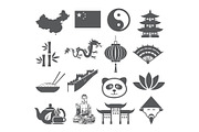 China icons set