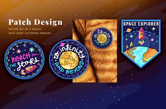 Colorful Space Collection in Illustrations - product preview 6