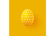 Abstract 3d Easter egg with