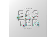 Greeting card for Easter holidays.