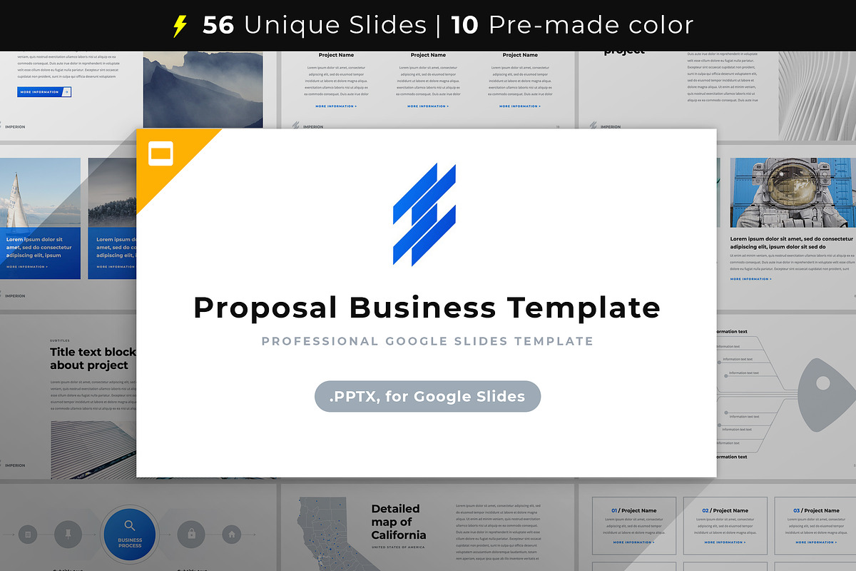 Proposal Business Template Google in Google Slides Templates - product preview 8