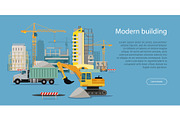 Modern Building Process Banner