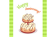 Happy Anniversary Pie Multi Level