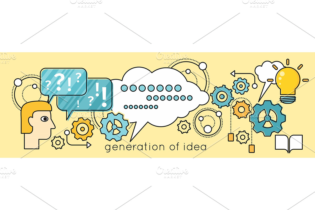 Generation of Idea Background in in Illustrations - product preview 8