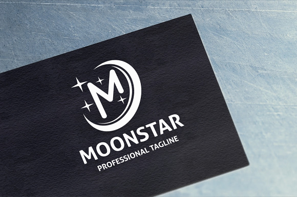 Letter M - Moon Star Logo in Logo Templates - product preview 5