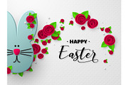 Happy Easter holiday design.