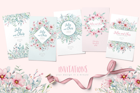 Spring blossom collection in Illustrations - product preview 9