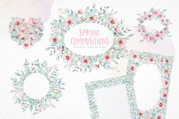 Spring blossom collection in Illustrations - product preview 10