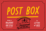 Post Box - Ballpoint Pen Sans