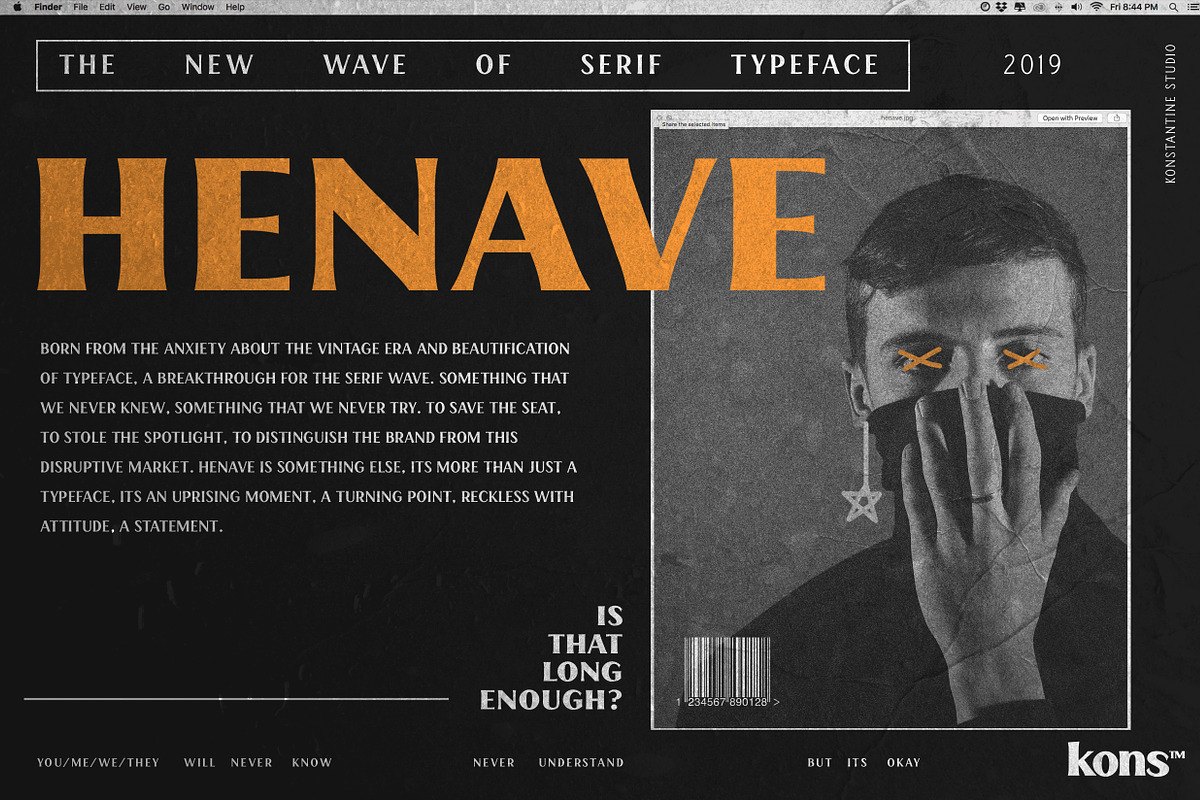 HENAVE - Strong Display Serif in Serif Fonts - product preview 8