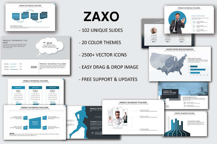 Zaxo PowerPoint Presentation Templat