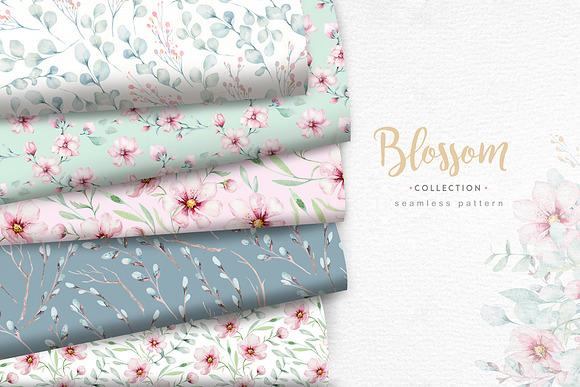 Spring blossom collection in Illustrations - product preview 12