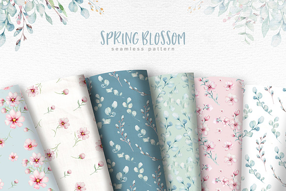 Spring blossom collection in Illustrations - product preview 13