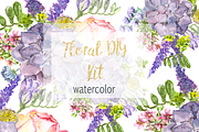 Watercolor Floral DIY KIt