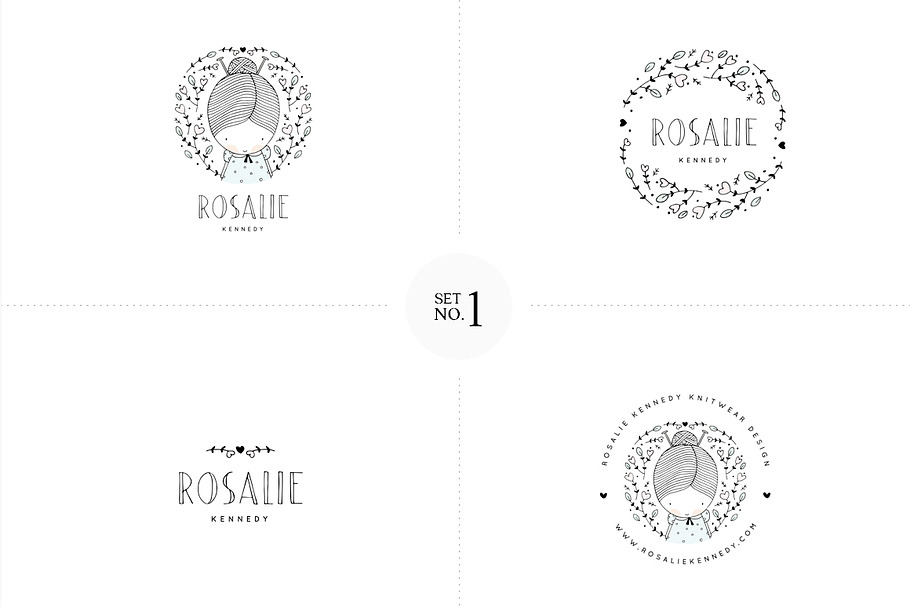 Character Logos Vol. 1 EPS PSD PNG in Logo Templates - product preview 8