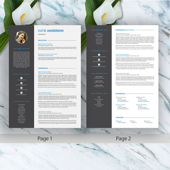 Resume Template (3 Pages) in Resume Templates - product preview 1