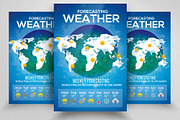 Weather Week Report Flyer Templates