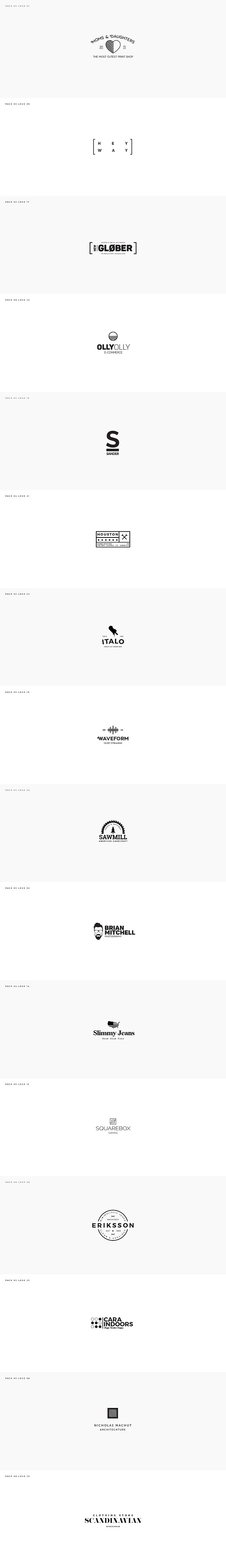 Massive Logo Builder Kit | 200 Logos in Logo Templates - product preview 2