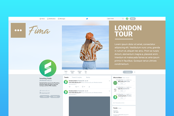 Social Media Pack - Fima Travel in Social Media Templates - product preview 3