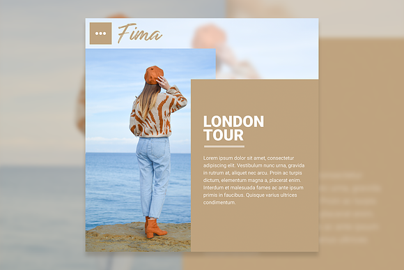 Social Media Pack - Fima Travel in Social Media Templates - product preview 4