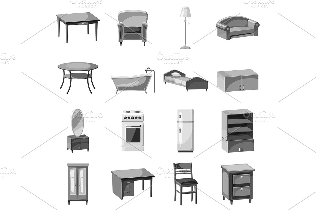 Furniture and household appliances in Objects - product preview 8
