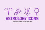 Astrology Symbols | Line Icon Set